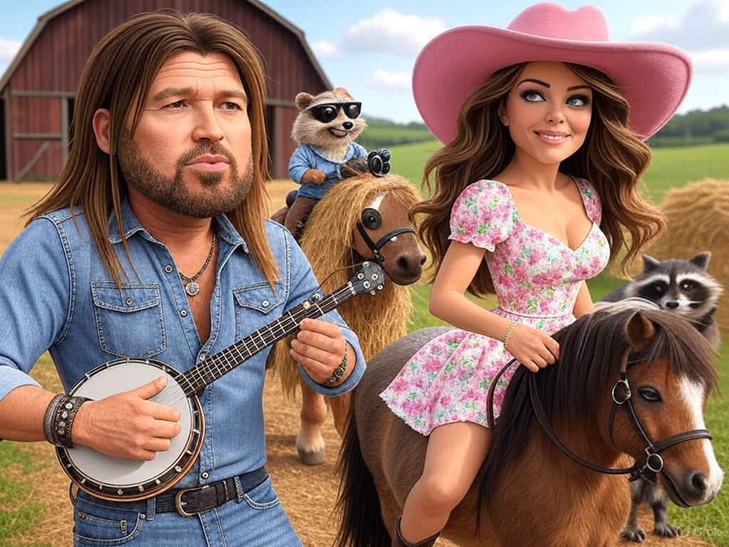 Billy Ray Cyrus and Elizabeth Hurley Love Story