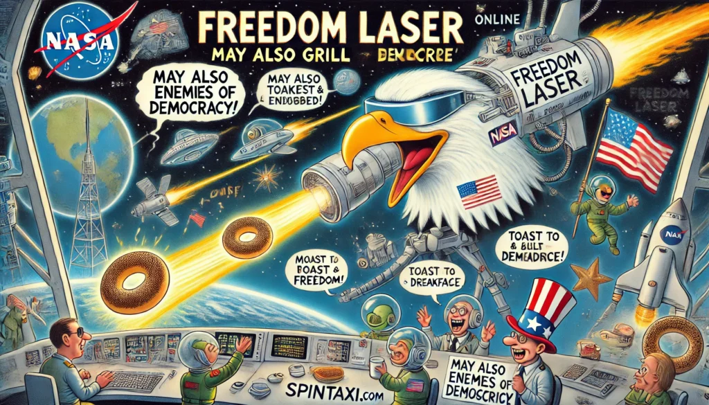 Freedom Laser: U.S. Space Weapon Toasts Bagels, Terrifies Aliens, and Trolls China